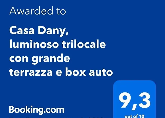 아파트 Casa Dany, Luminoso Trilocale Con Grande Terrazza, Box Auto E Ac